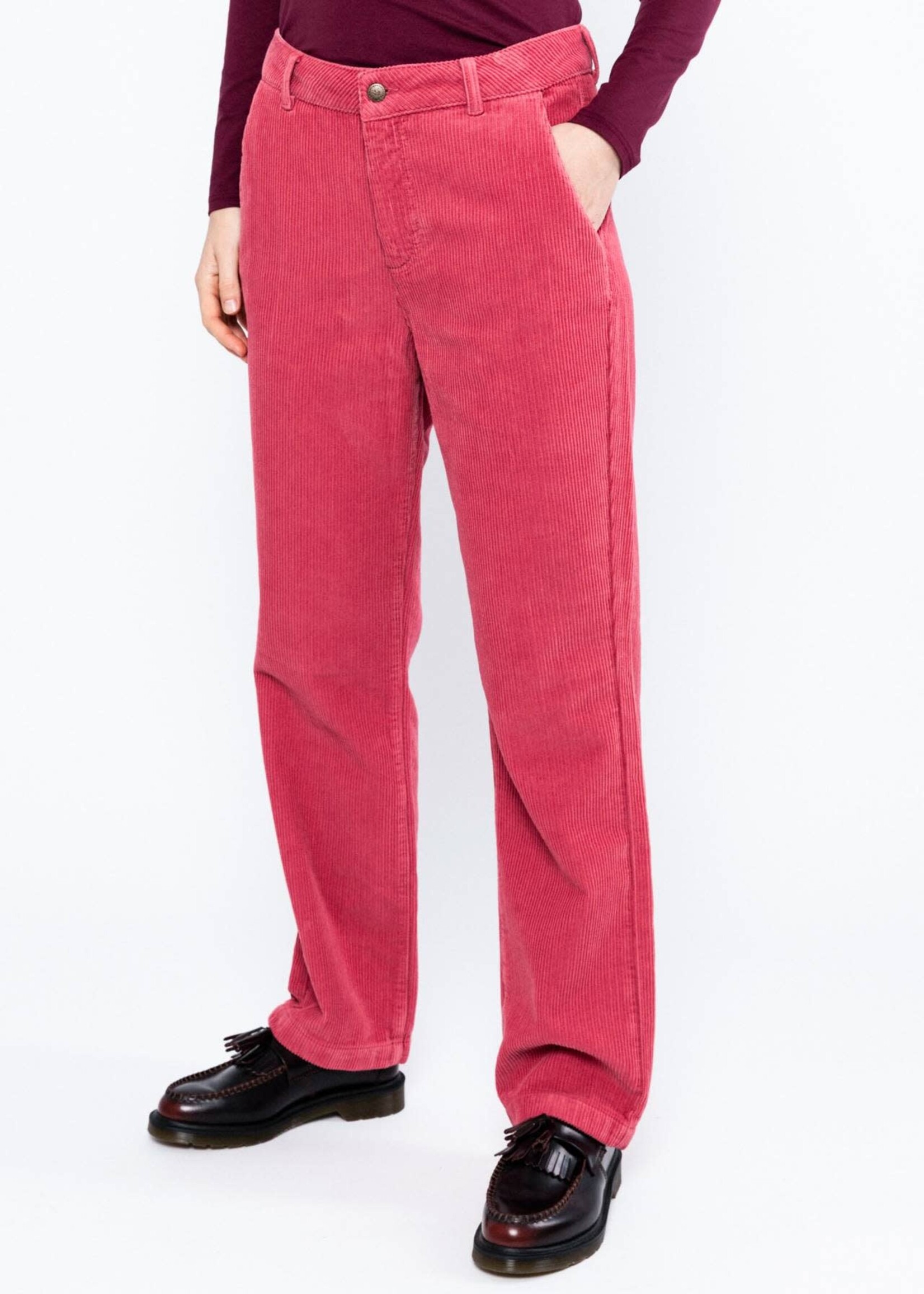 BLUTSGESCHWISTER BLUTSGESCHWISTER CORDIALLY YOURS CORD TROUSER PINK