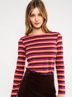 BLUTSGESCHWISTER BLUTSGESCHWISTER SWEET SAILORETTE RETRO STRIPE TOP
