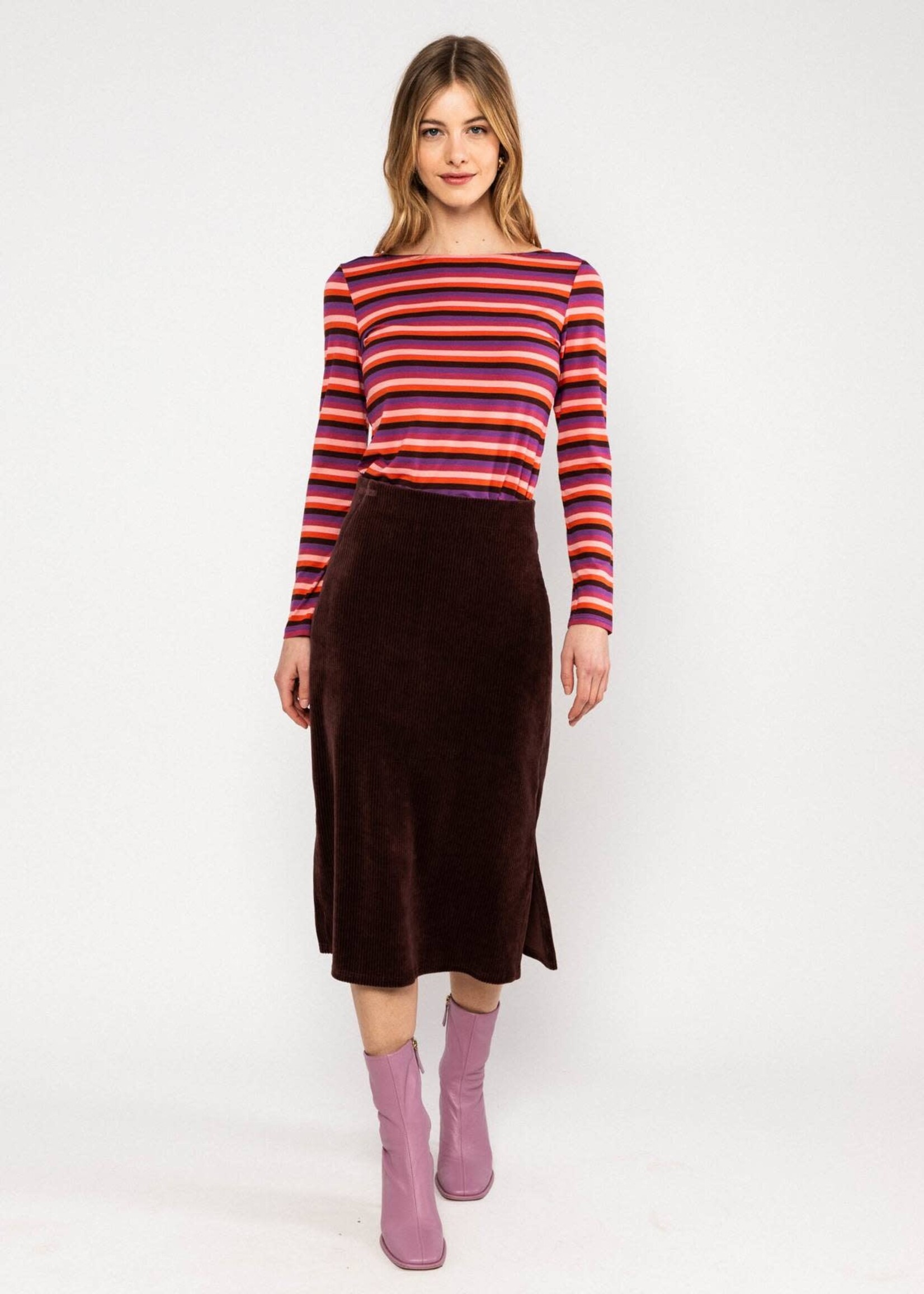 BLUTSGESCHWISTER BLUTSGESCHWISTER SWEET SAILORETTE RETRO STRIPE TOP