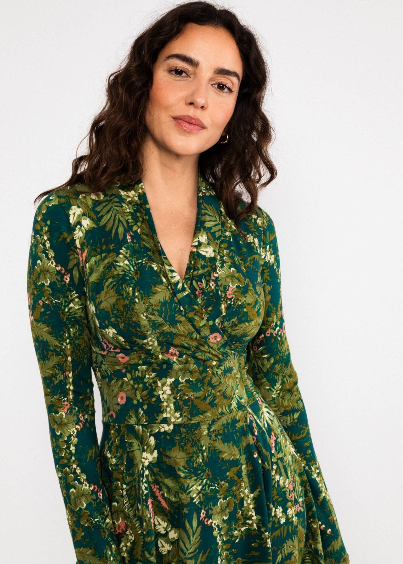 BLUTSGESCHWISTER BLUTSGESCHWISTER SHALALA TRALALA DRESS NOBLE BRUSHSTROKES TAPESTRY