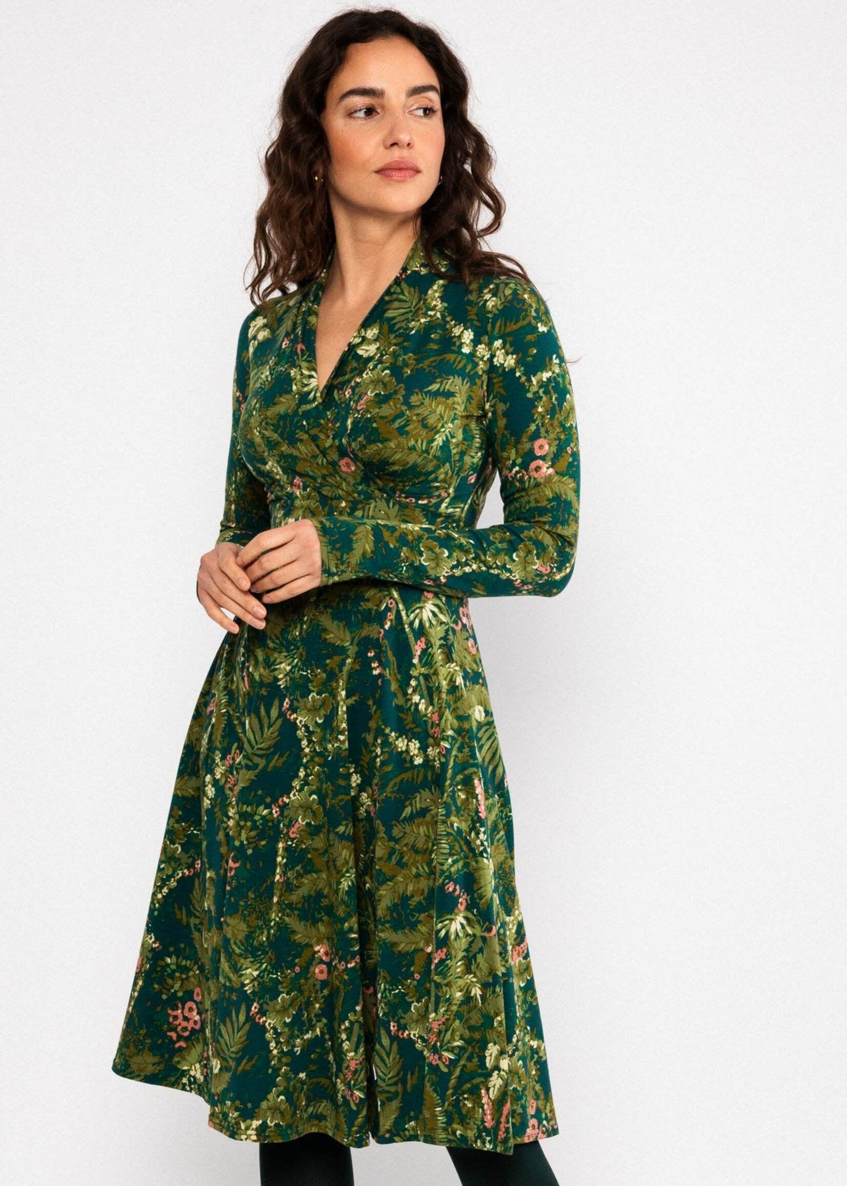 BLUTSGESCHWISTER BLUTSGESCHWISTER SHALALA TRALALA DRESS NOBLE BRUSHSTROKES TAPESTRY