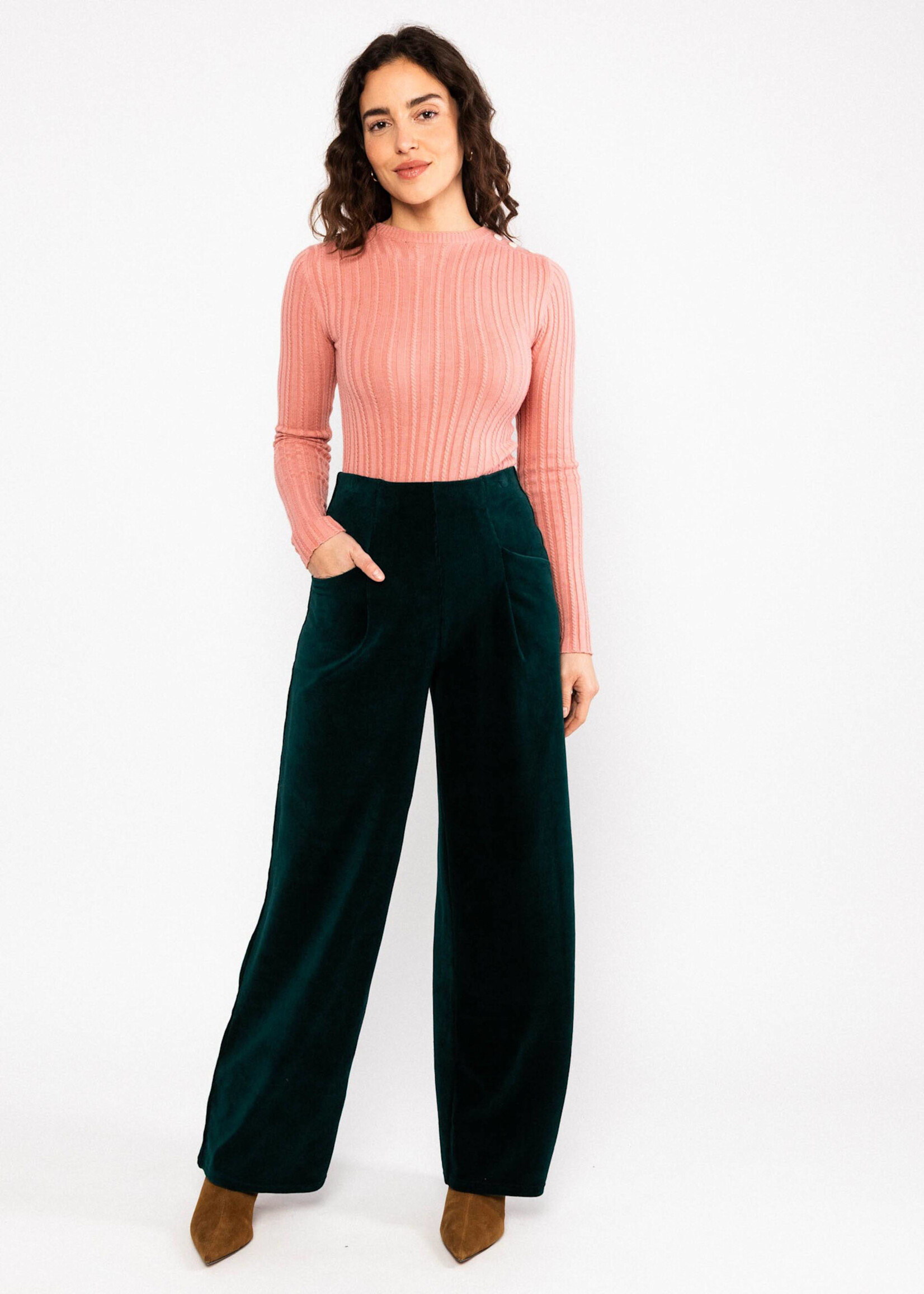 BLUTSGESCHWISTER BLUTSGESCHWISTER SOFT AND FITTED WIDE TROUSER