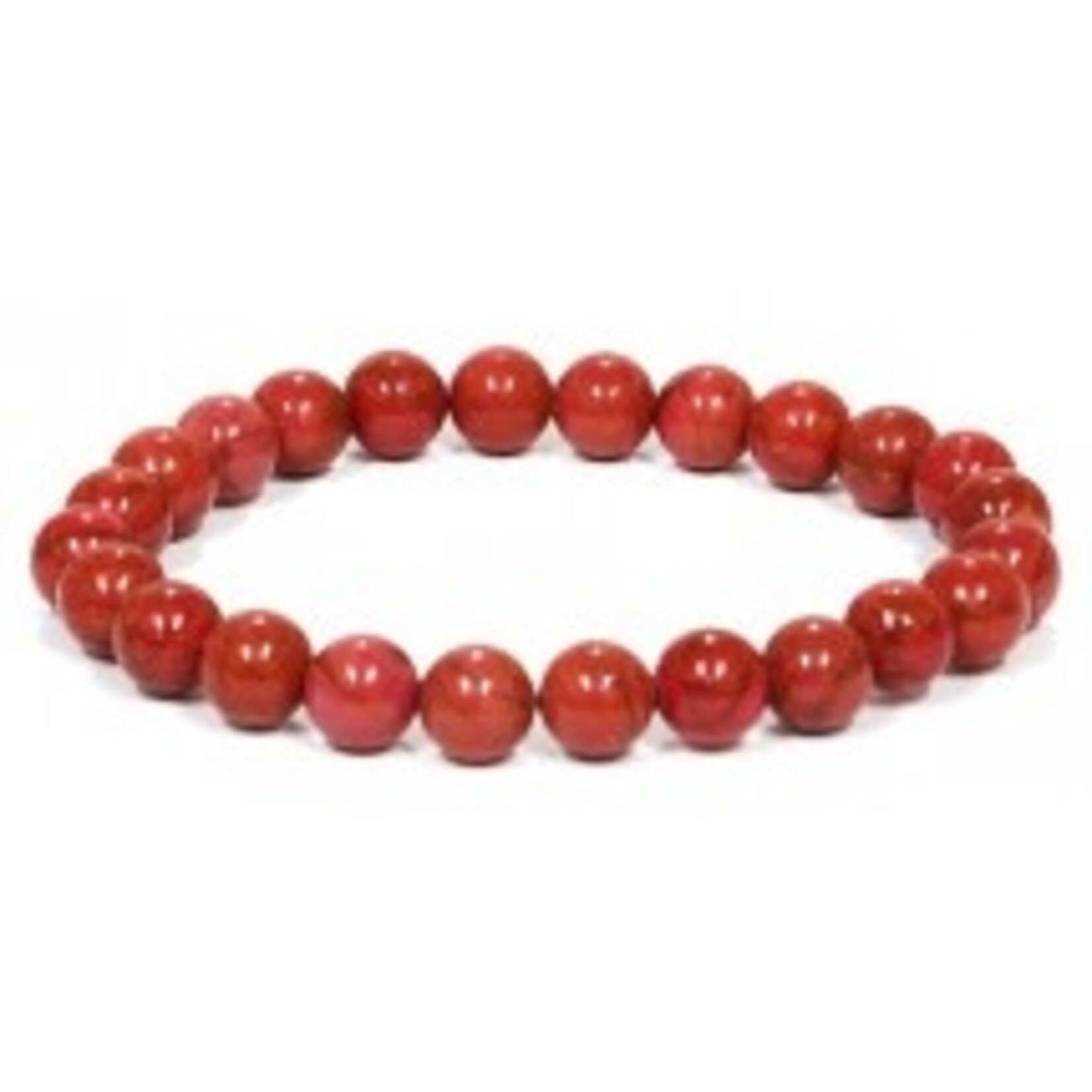 Nenzi Kralen armband natuursteen 23 kralen van 8 mm