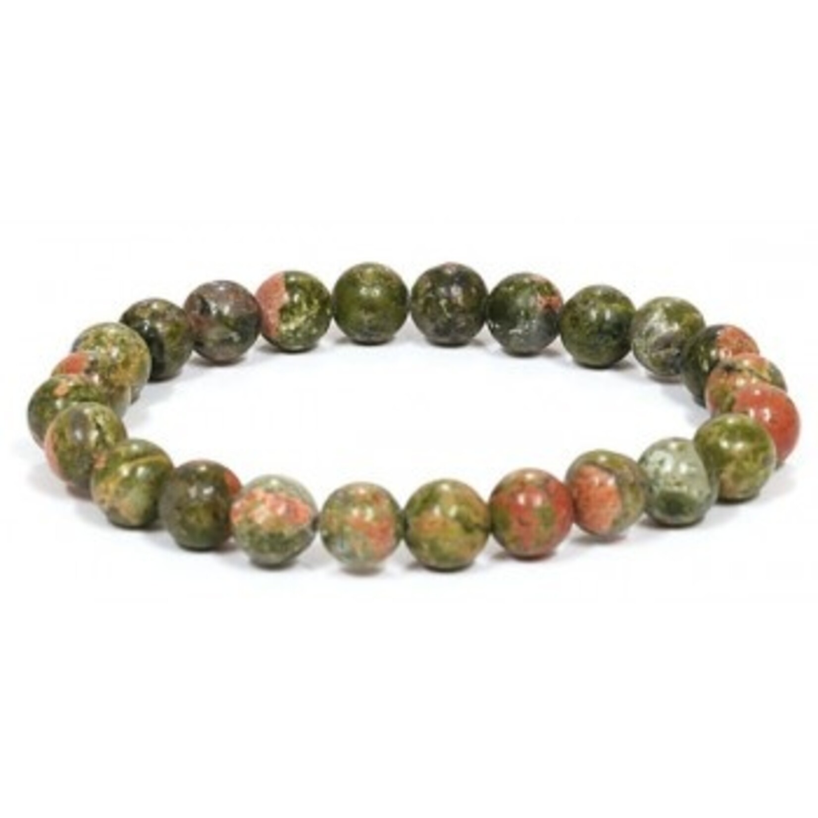 Nenzi Kralenarmband natuursteen  23 kralen  van 8 mm