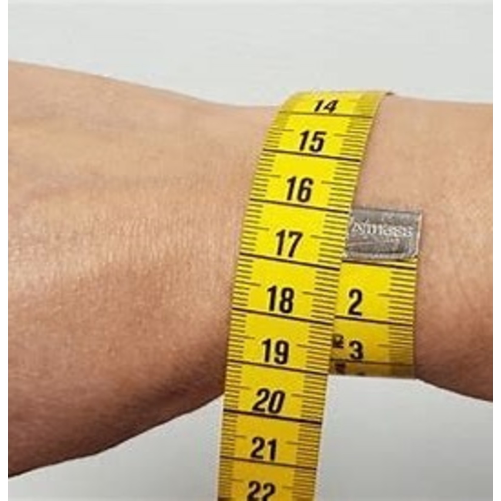 Nenzi Leren armband 12 mm  bruin rvs sluiting 19 cm