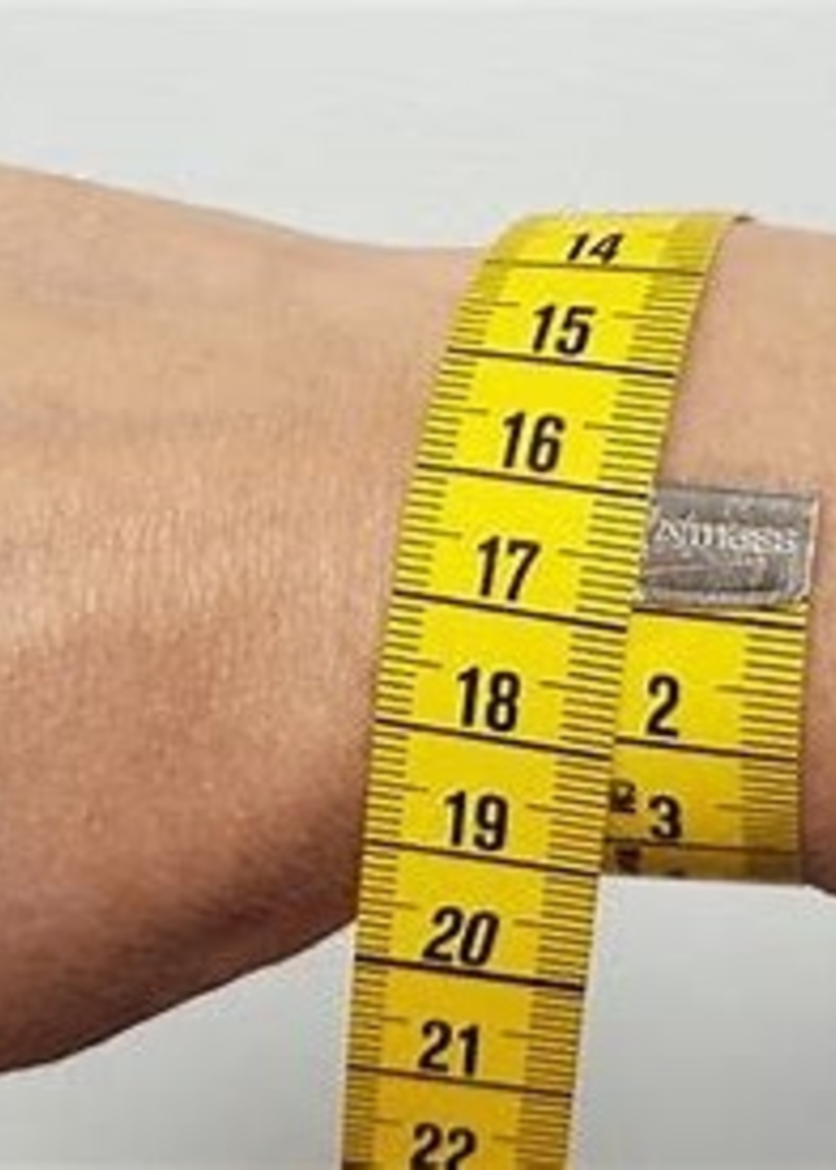 Nenzi Leren armband ghost design 23 cm