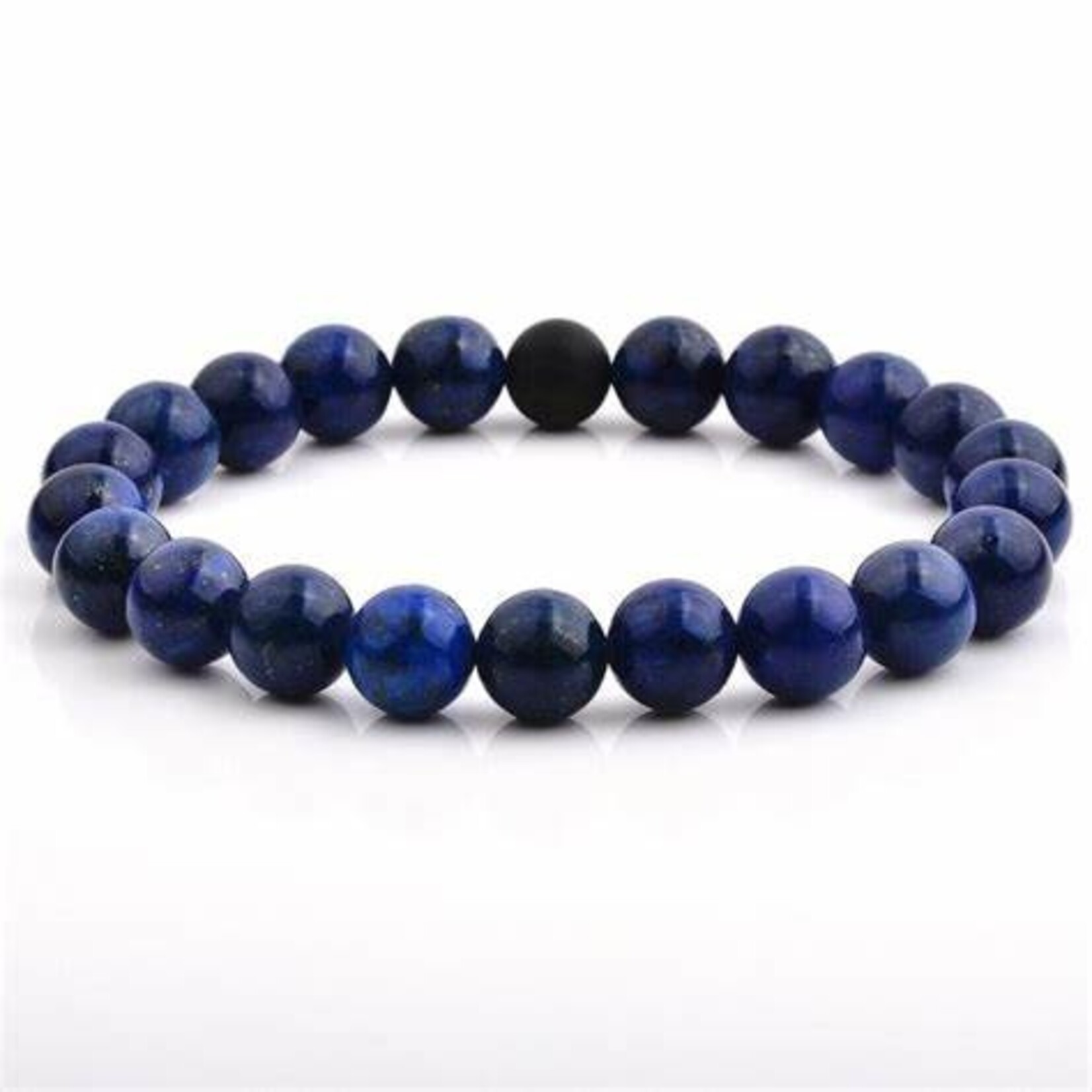 jd fine jewel ry Tijgeroog boeddha madblue stenen 10 mm