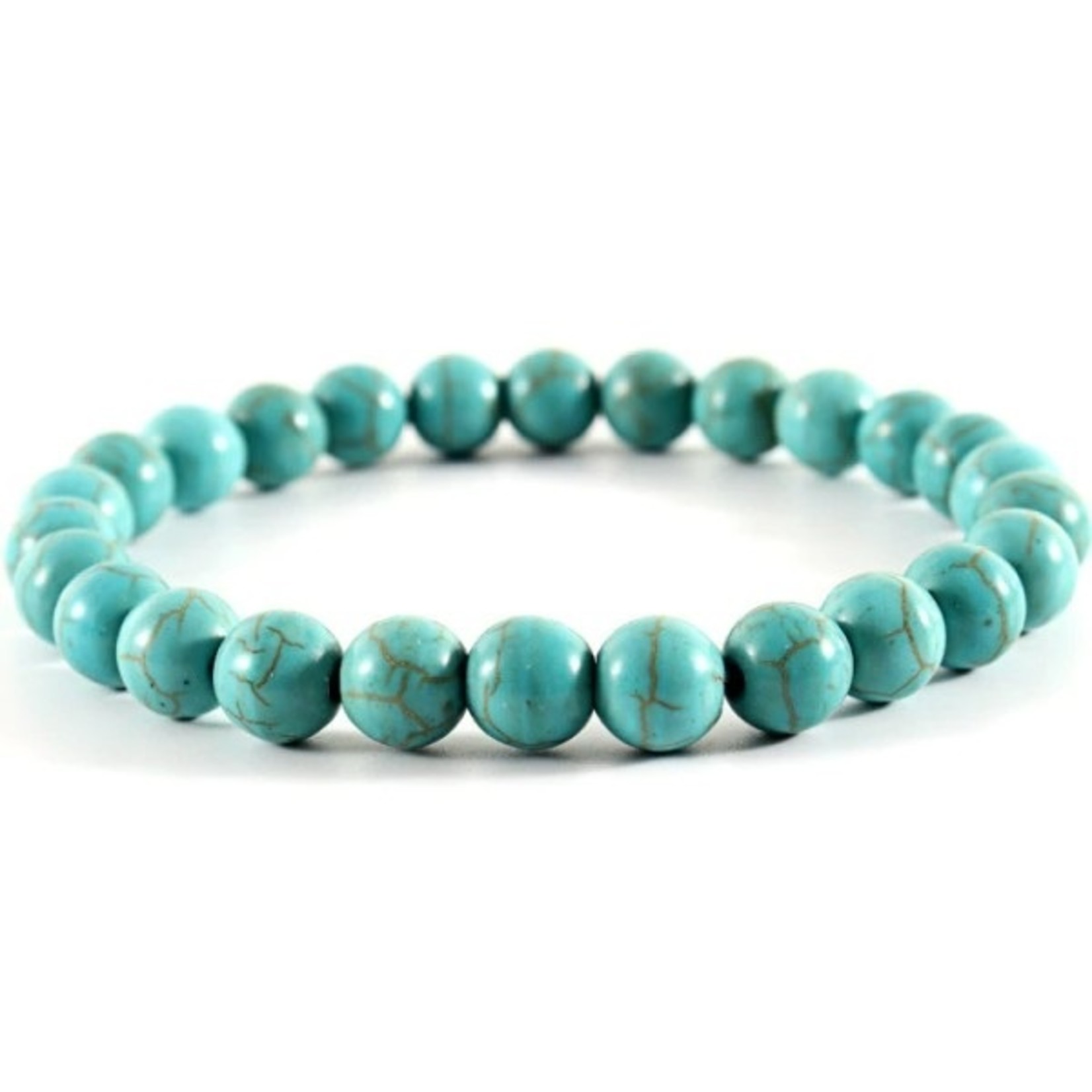 Nenzi Rekarmband color 11  natuursteen 25 kralen  8 mm