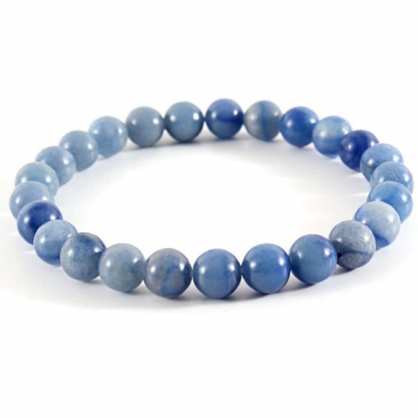 Nenzi Rekarmband color 11  natuursteen 25 kralen  8 mm