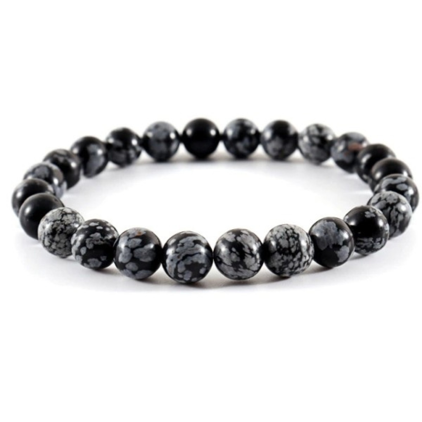 Nenzi Rekarmband color 12 natuursteen 25 kralen 8 mm