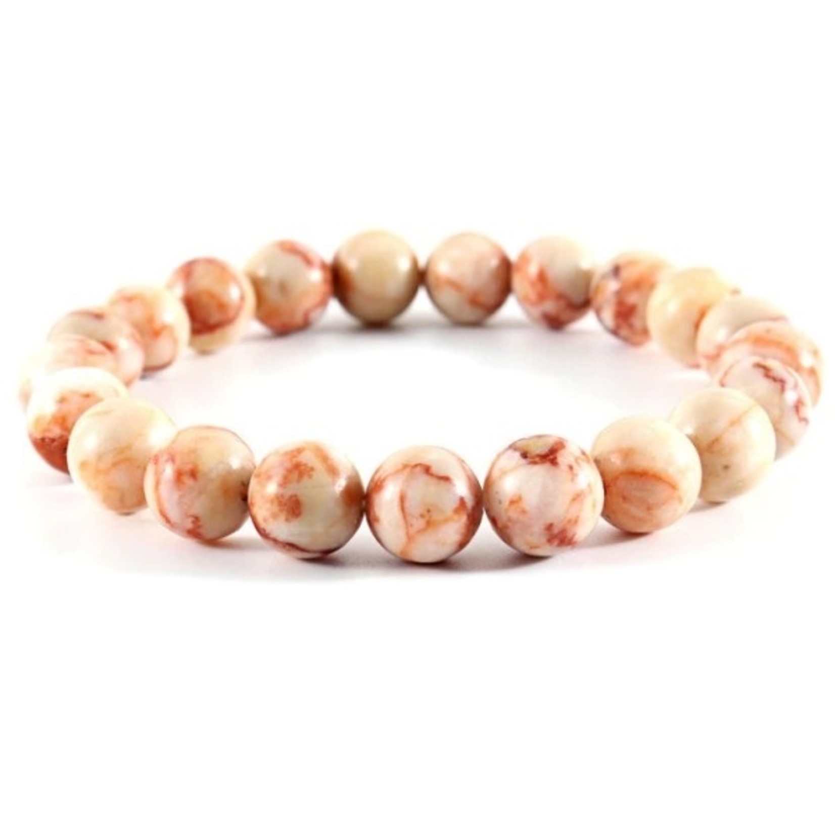 Nenzi Rekarmband color 17 natuursteen 25 kralen 8 mm