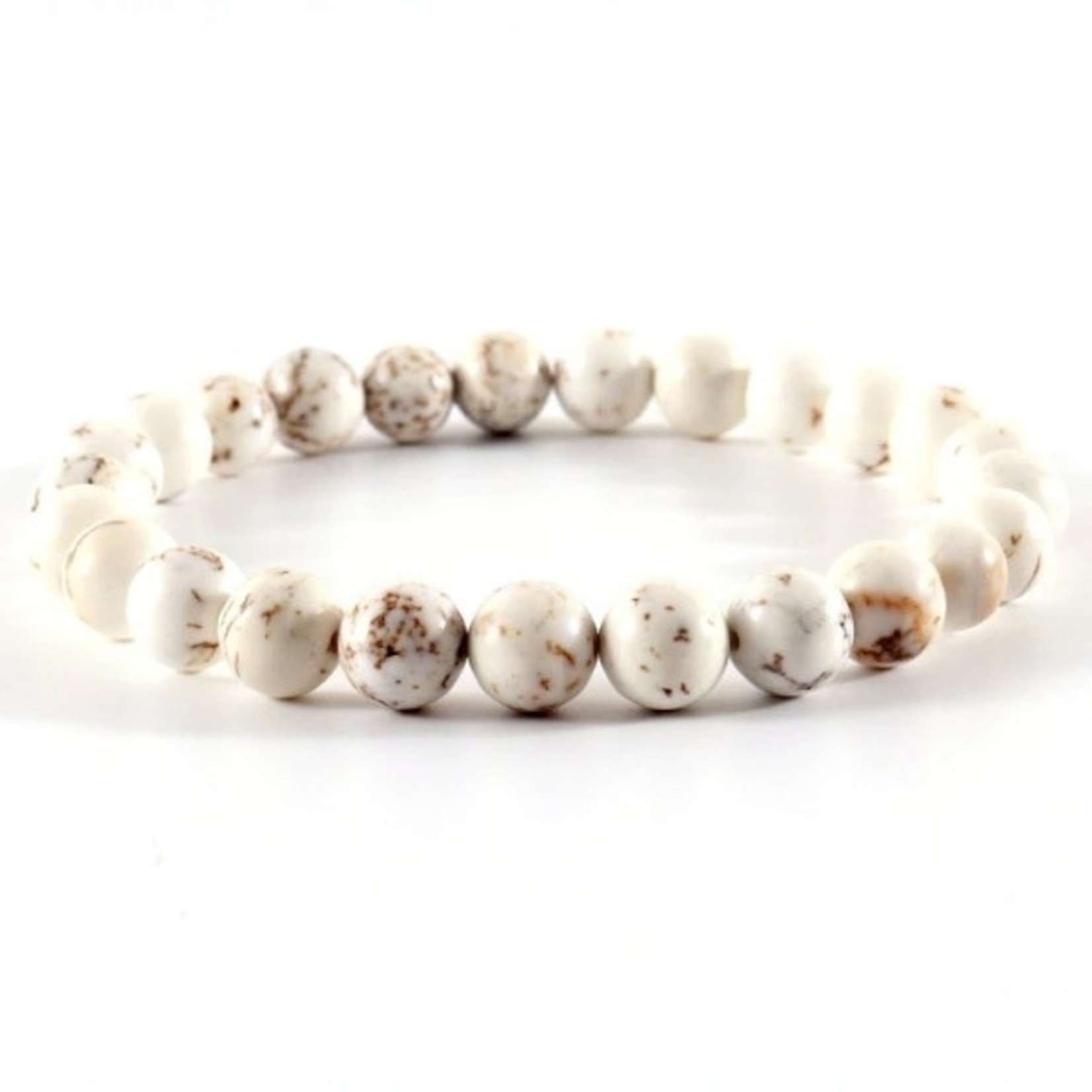 Nenzi Rekarmband color 37 natuursteen 25 kralen     8 mm