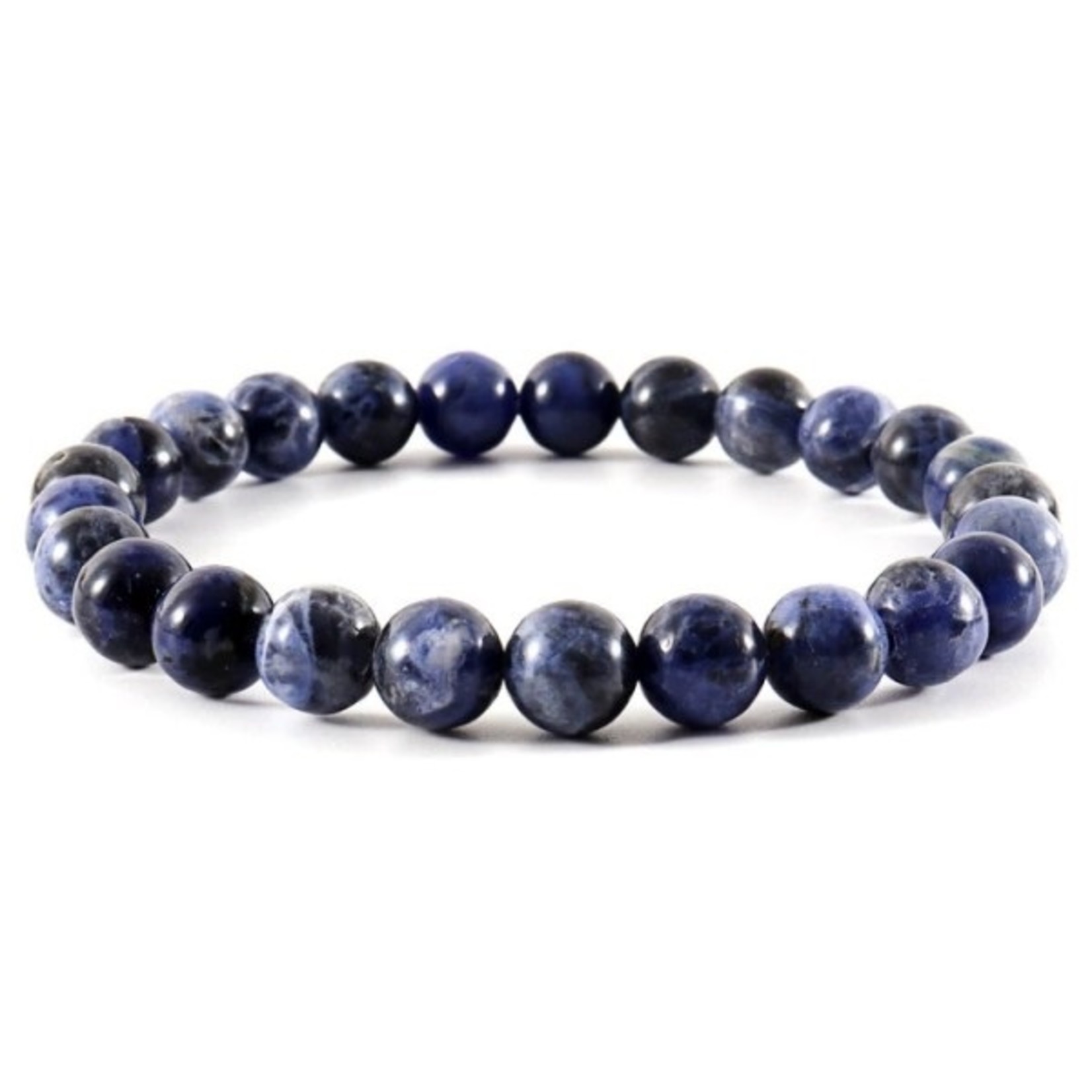 Nenzi Rekakarmband color 30 natuursteen 25 kralen      8 mm