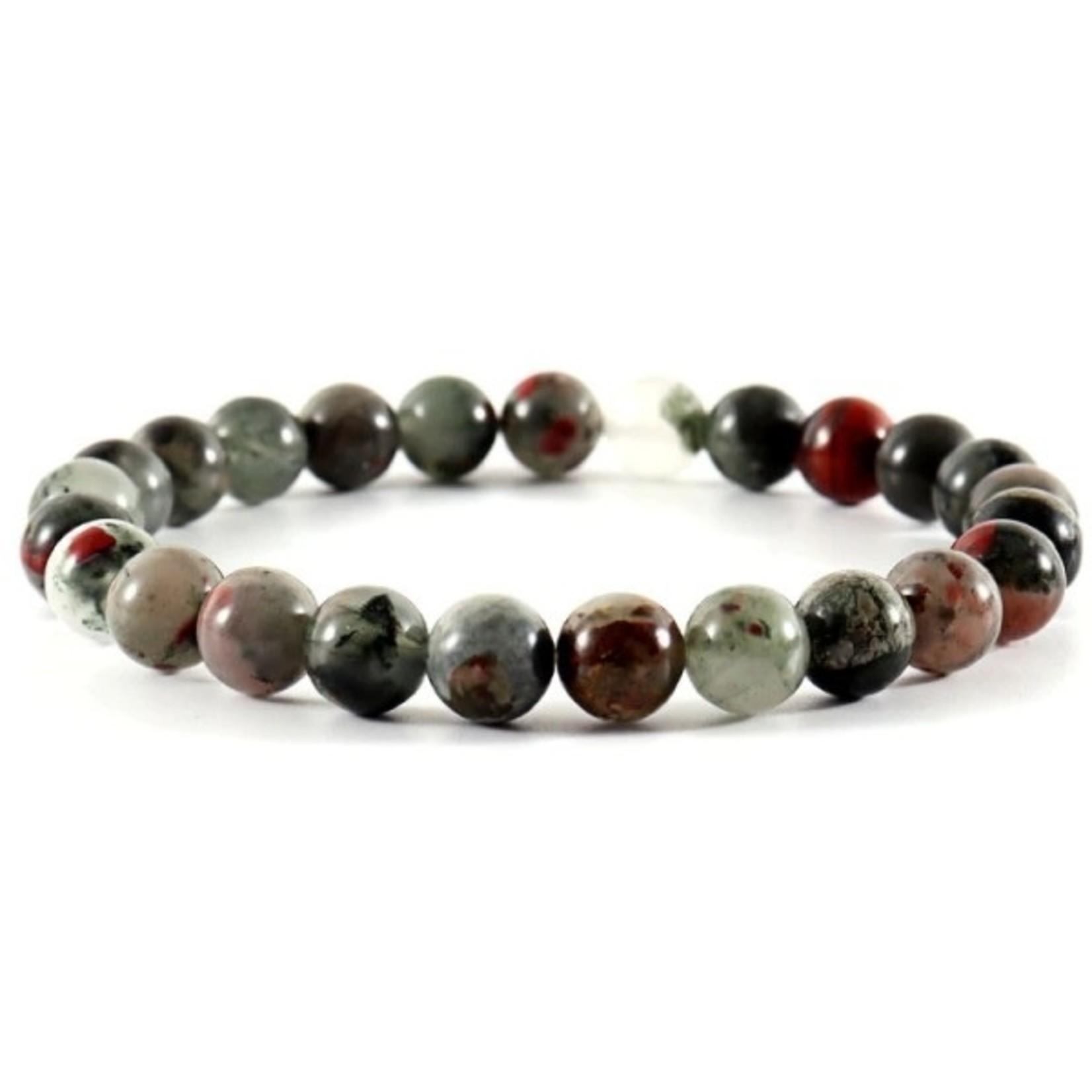 Nenzi Rekakarmband color 30 natuursteen 25 kralen      8 mm