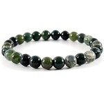 Nenzi Rekarmband natuursteen color 30