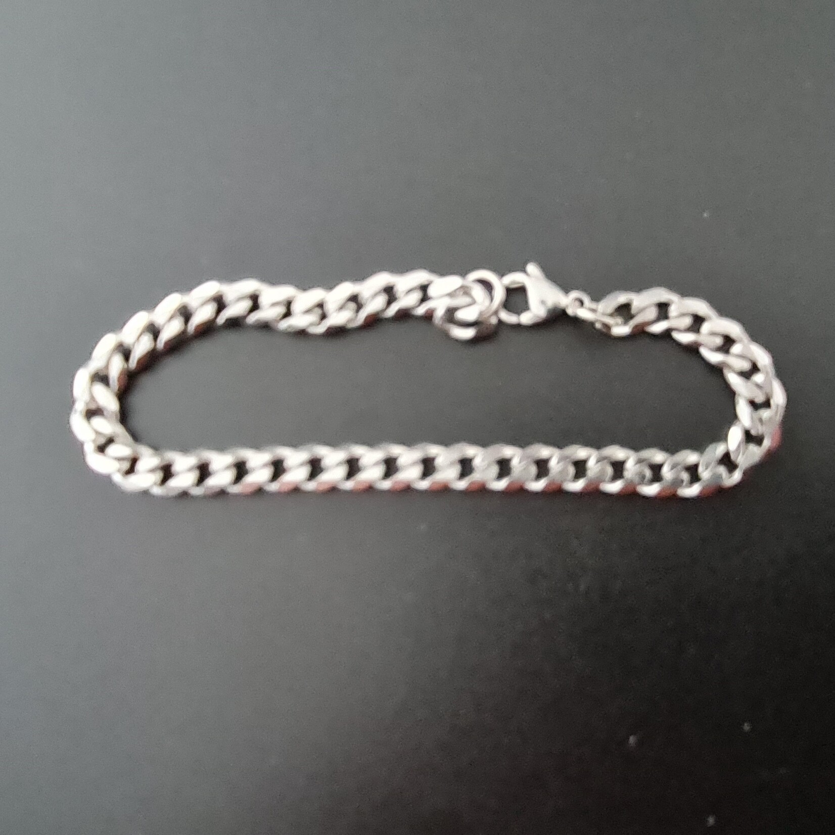 Nenzi RVS 9 mm brede armband 23 cmm