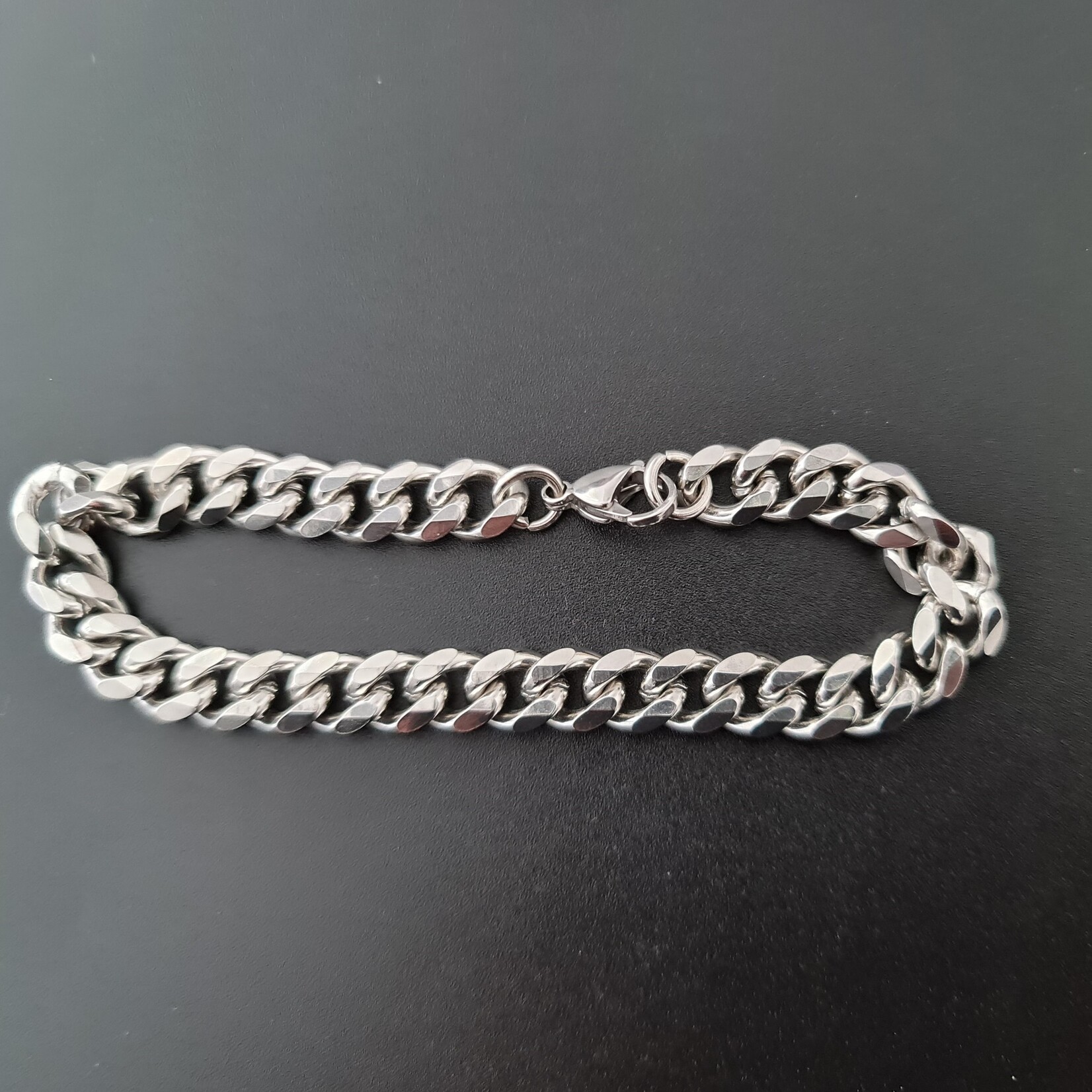 Nenzi RVS 11 mm brede armband 23 cmm