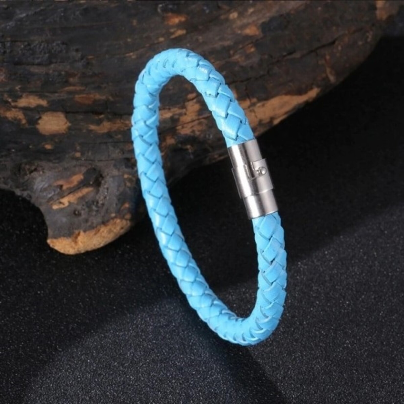 Nenzi Red inner gevlochten leer 6 mm 4 maten