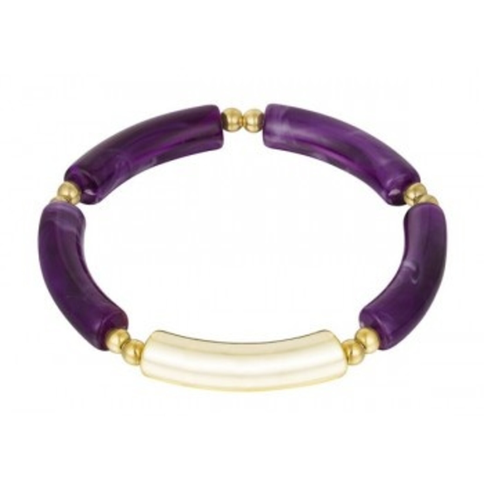 Nenzi Populair tube rekarmband 19 cm