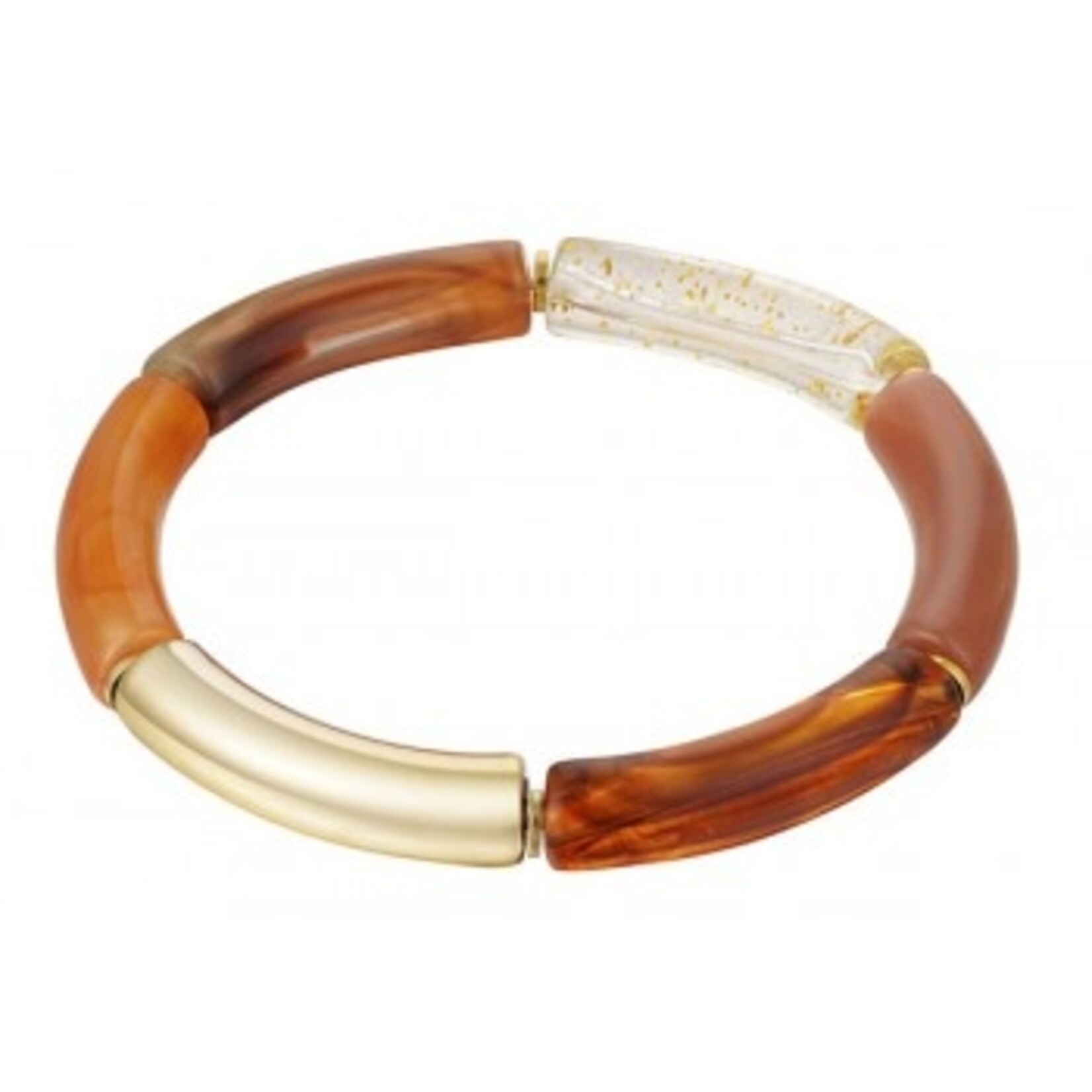 Nenzi Populair tube rekarmband 19 cm