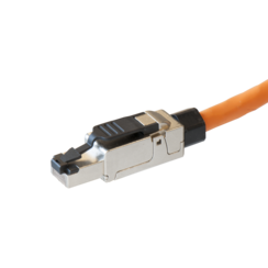 RJ45 zelfsnijdende connector CAT6A CAT7