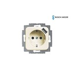 Busch-Jaeger Wandcontactdoos USB SI creme