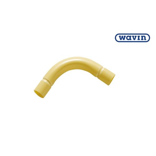 Wavin Bocht 19mm creme 25 stuks