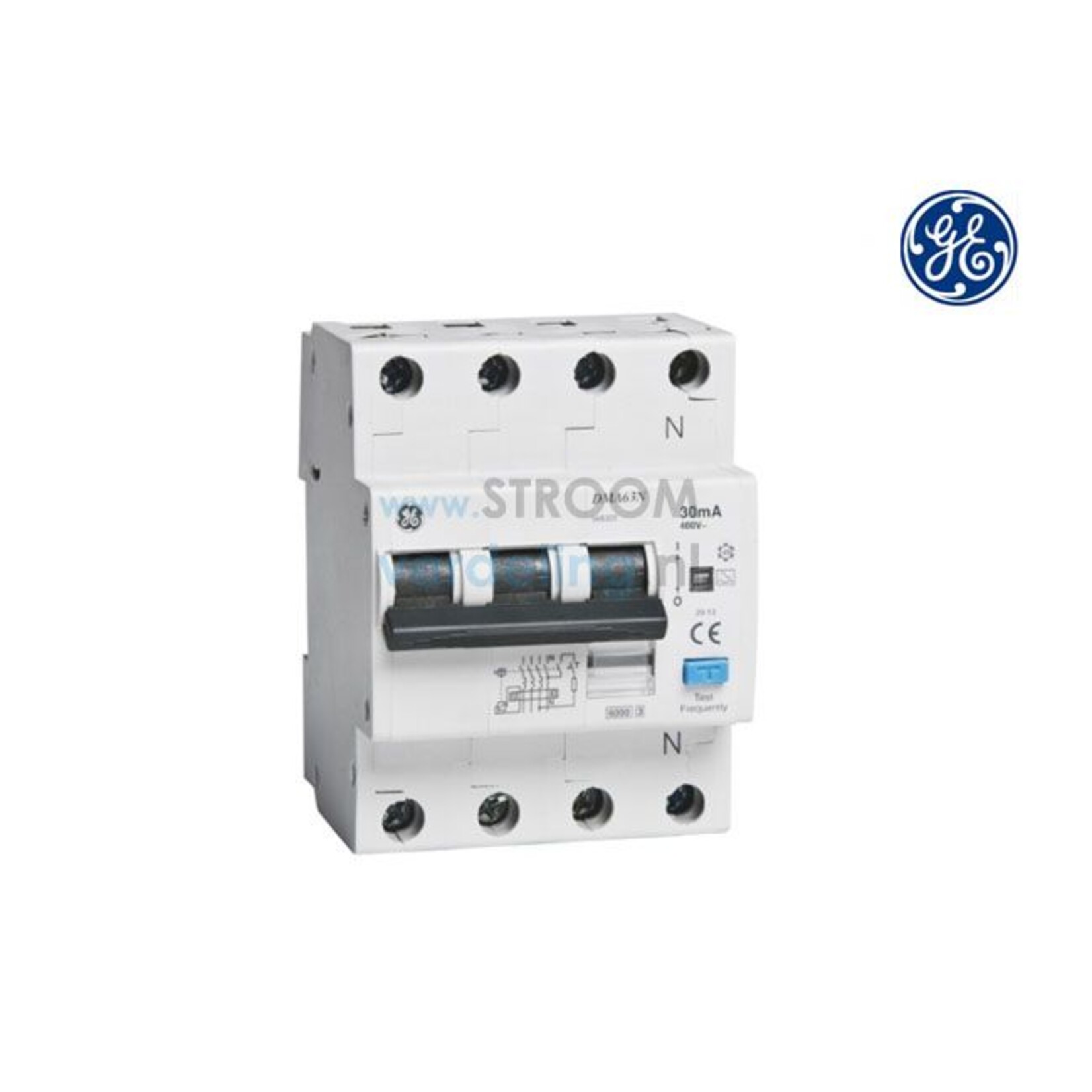 General Electric Aardlekautomaat 3P+N 16A 30mA