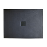 Montana douchebak 100x80 cm Antraciet - Mineraalcomposiet