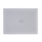 Montana douchebak 120x80 cm Wit - Mineraalcomposiet