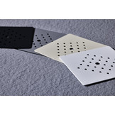 Montana douchebak 140x80 cm Wit - Mineraalcomposiet