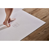 Montana douchebak 160x90 cm Wit - Mineraalcomposiet