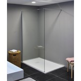 Firenze 8mm Solo douchewand 160 cm - 8 mm glas