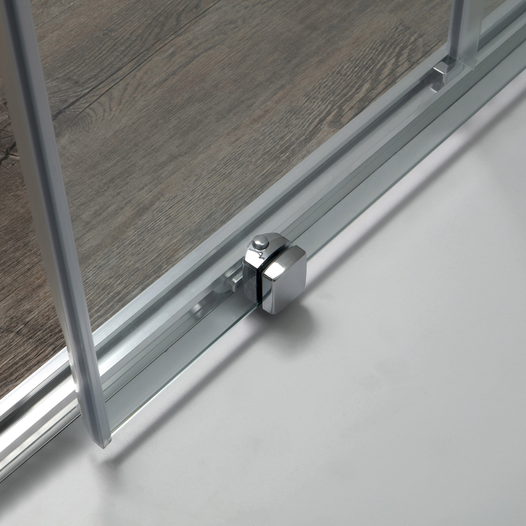 Tokyo 100x100 cm - 2 schuifdeuren hoek - 6mm glas