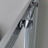 Tokyo 120x120 cm - 2 schuifdeuren hoek - 6mm glas