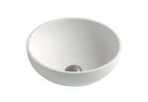 Alice waskom rond Solid Surface 40x17 cm