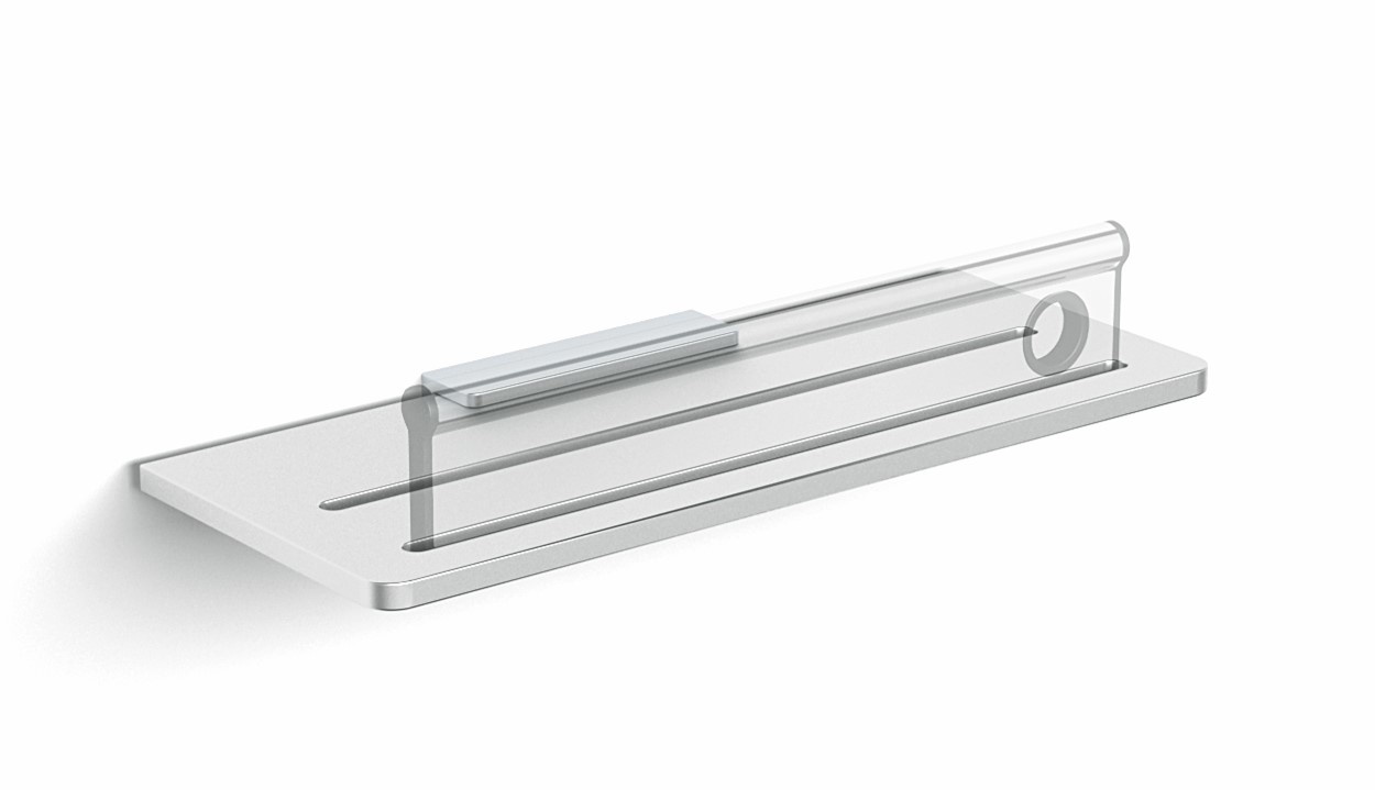 Kunststof flaconhouder met glaswisser