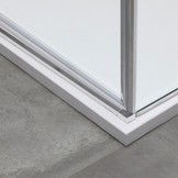 Oslo draaideur+vaste wand 140x80 cm - hoek