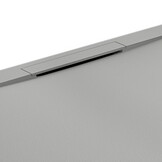 Utah douchebak 180x90 cm Steengrijs mineraalcomposiet