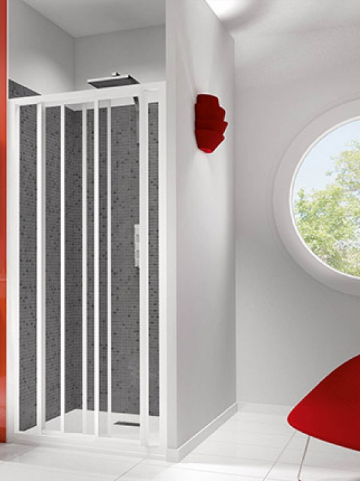 Cyprus schuifdeur 3 panelen wit 90cm