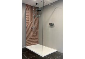 Firenze 8mm Solo douchewand 140 cm