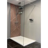 Firenze 8mm Solo douchewand 120 cm - 8 mm glas