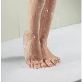 Texas douchebak 160x80 cm Wit - Mineraalcomposiet