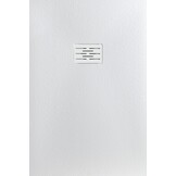 Texas douchebak 160x80 cm Wit - Mineraalcomposiet