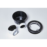 Texas douchebak 120x80 cm Wit - Mineraalcomposiet