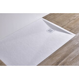 Nevada douchebak 170x80 cm Wit - Mineraalcomposiet