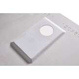 Nevada douchebak 120x80 cm Wit - Mineraalcomposiet