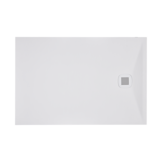 Nevada douchebak 180x90 cm Wit - Mineraalcomposiet