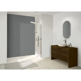 Alicante 6mm Solo douchewand 90 cm - 6mm glas - chroom profiel