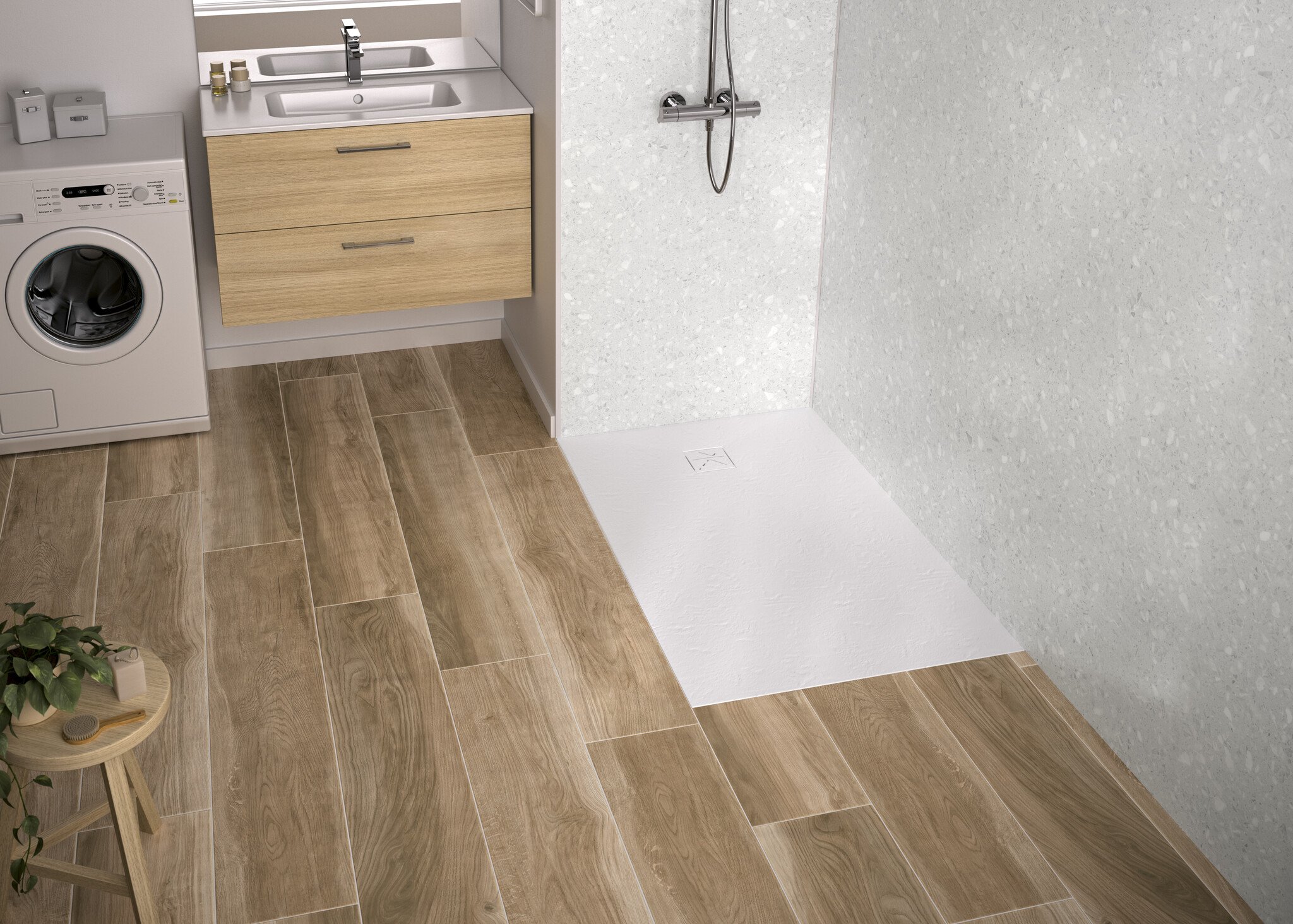 Florida douchebak SMC 160x80 cm Wit